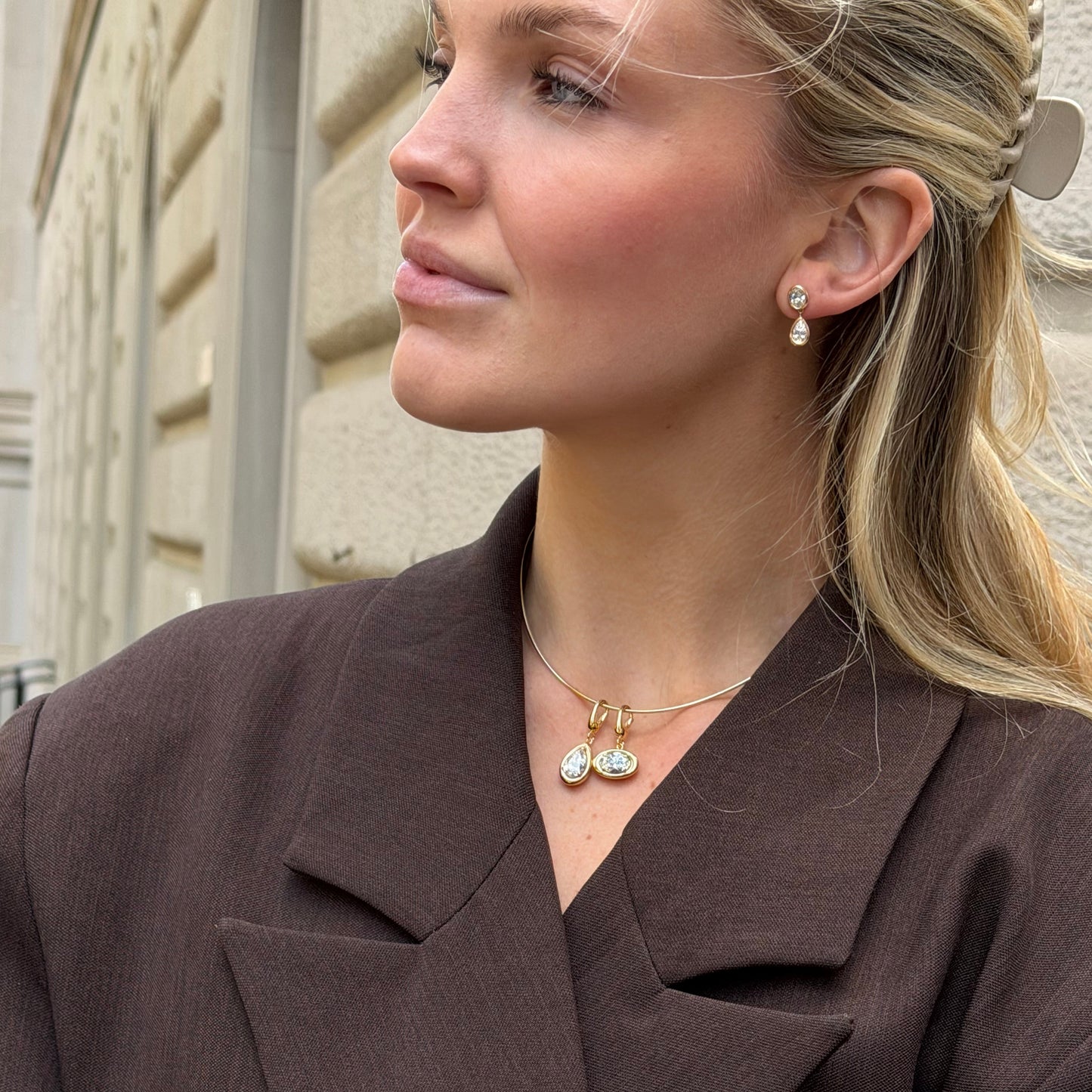 Sera 2 Carat Lab Grown Diamond Drop Earrings - AVIR New York