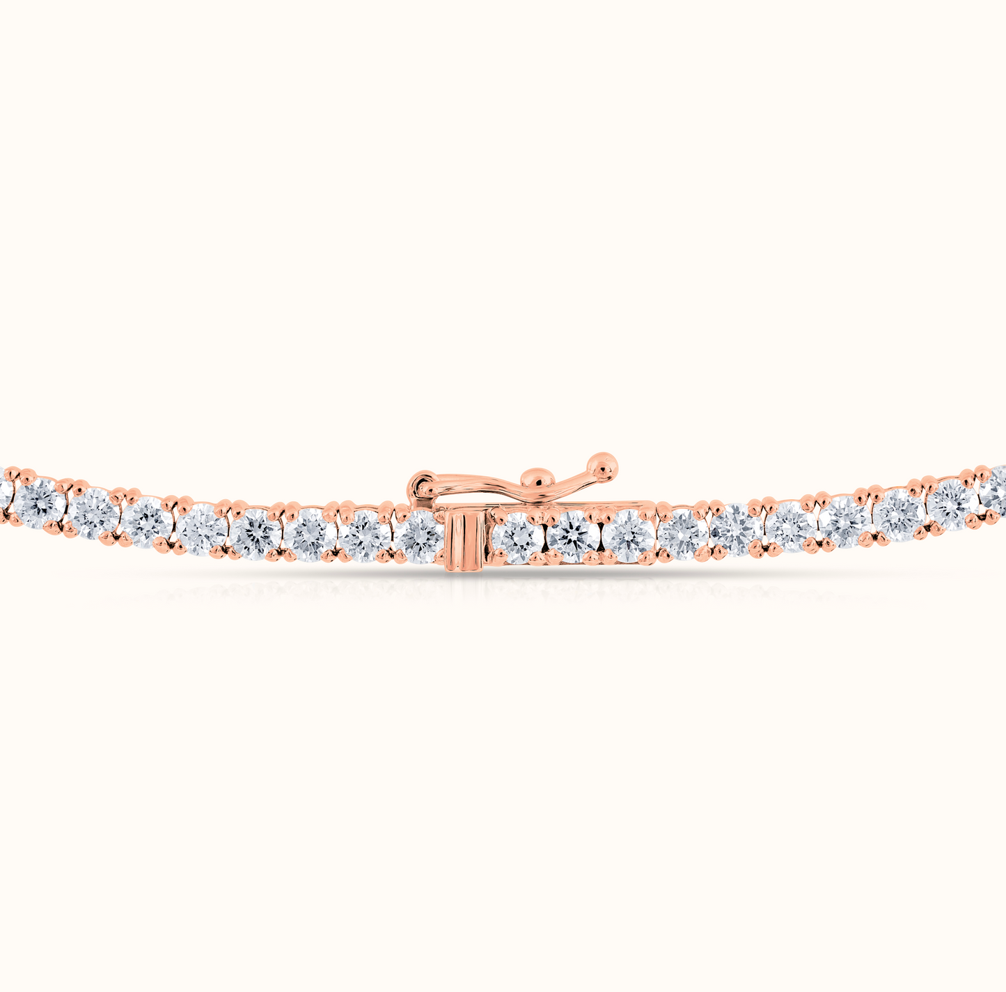 Classic 4 Prong Natural Diamond Tennis Necklace - AVIR New York