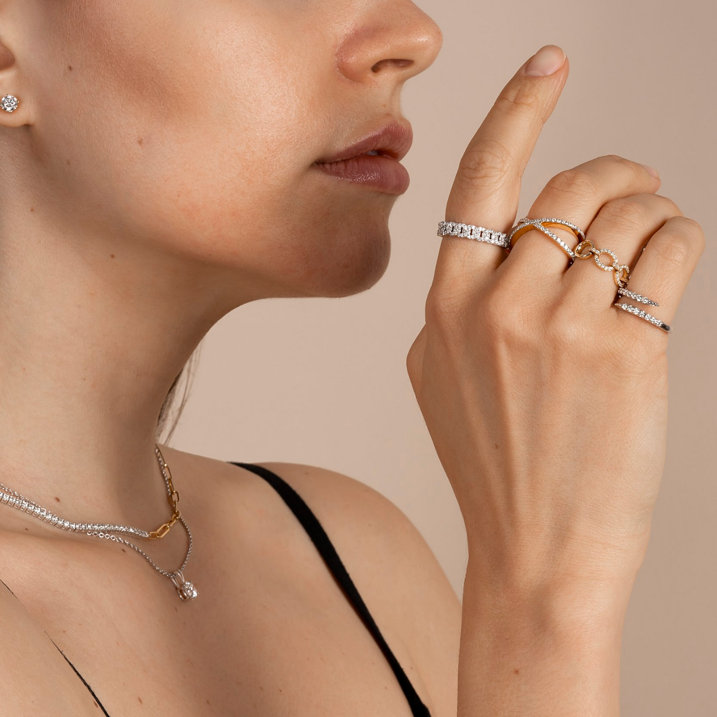 Open Wrap Lab Grown Diamond Ring - AVIR New York