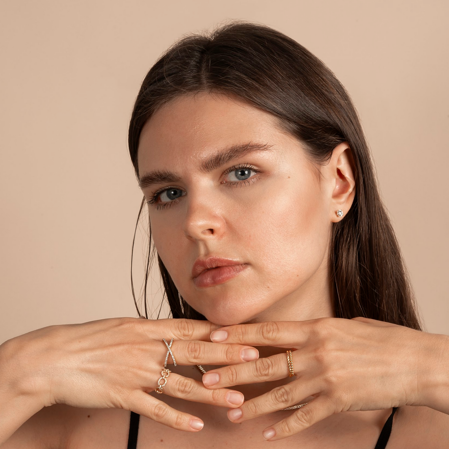 Halfway Lab Grown Diamond Link Ring - AVIR New York