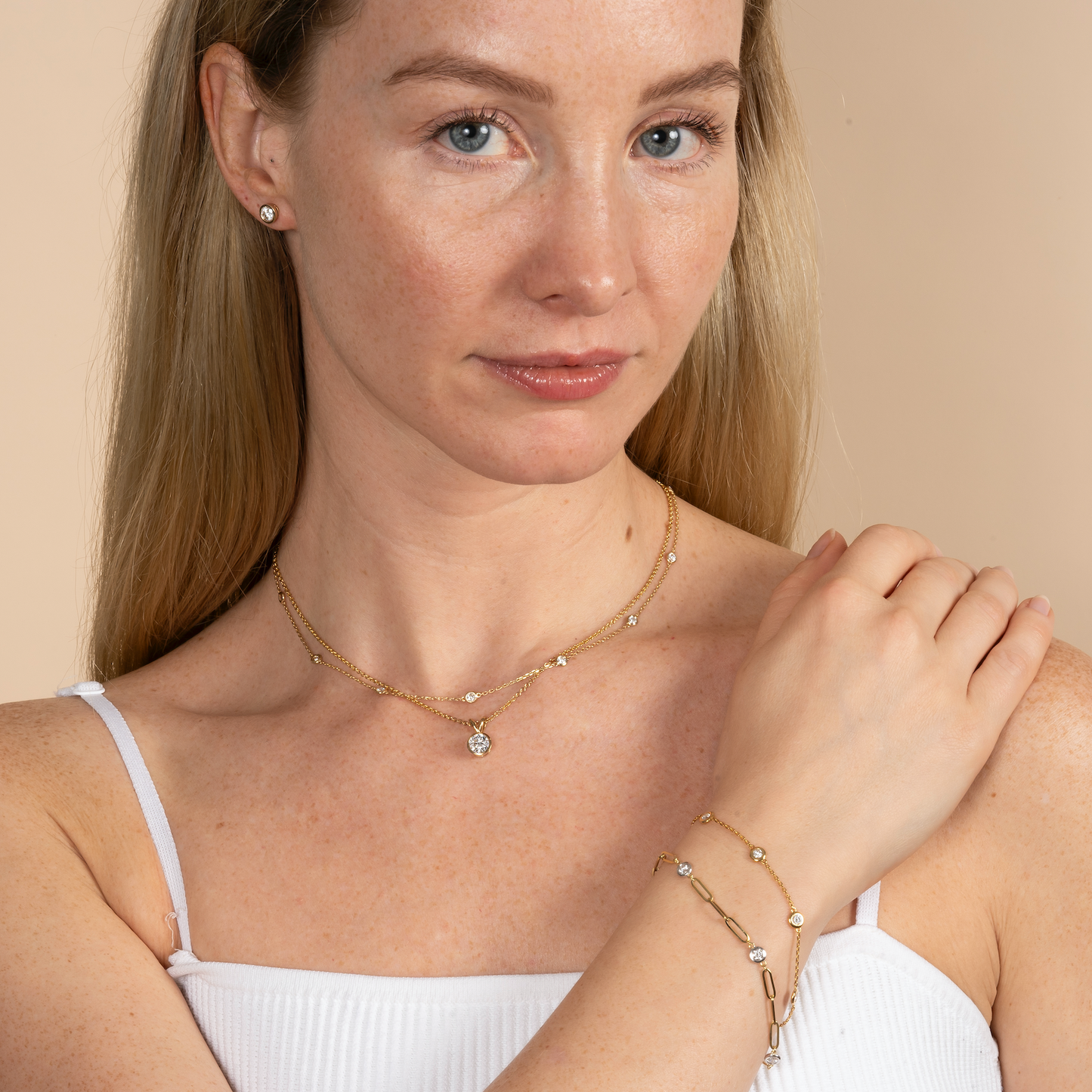 Lab Grown Diamond By The Yard Necklace - AVIR New York