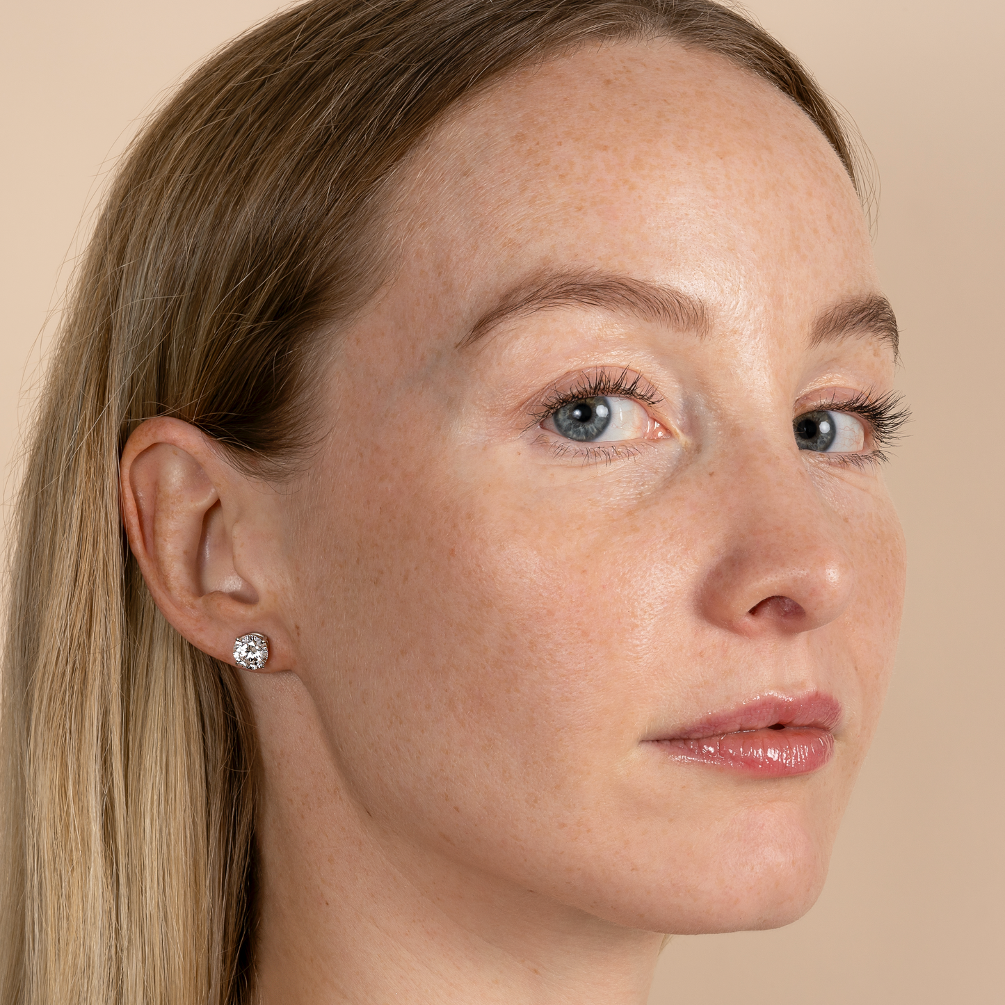 Classic 4 Prong Lab Grown Diamond Stud Earrings - AVIR New York