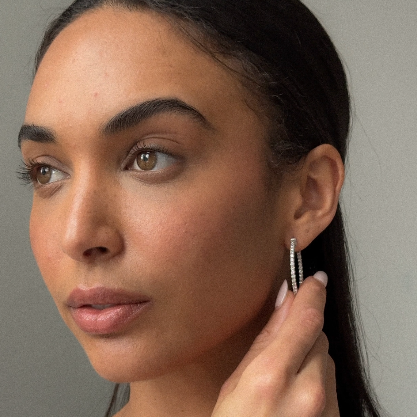 Classic Lab Grown Diamond Hoop Earrings - AVIR New York