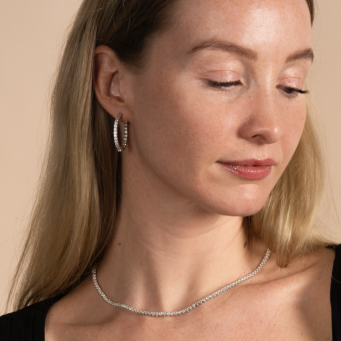 Classic Lab Grown Diamond Hoop Earrings - AVIR New York