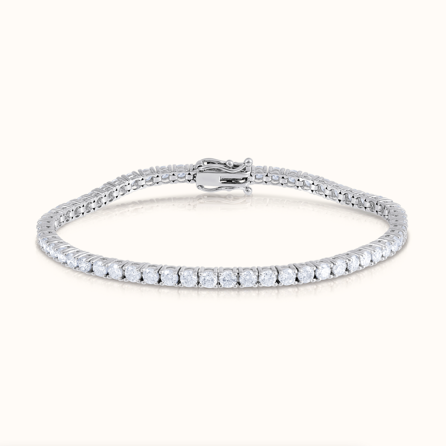 4 Prong Lab Grown Diamond Studs and Bracelet Set - AVIR New York