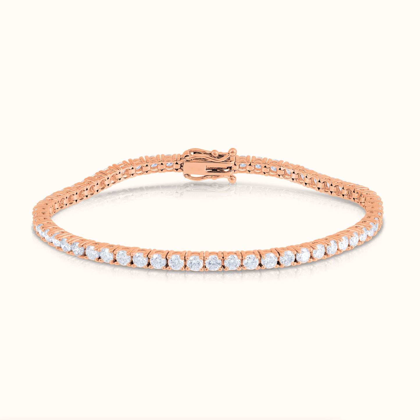 4 Prong Lab Grown Diamond Studs and Bracelet Set - AVIR New York