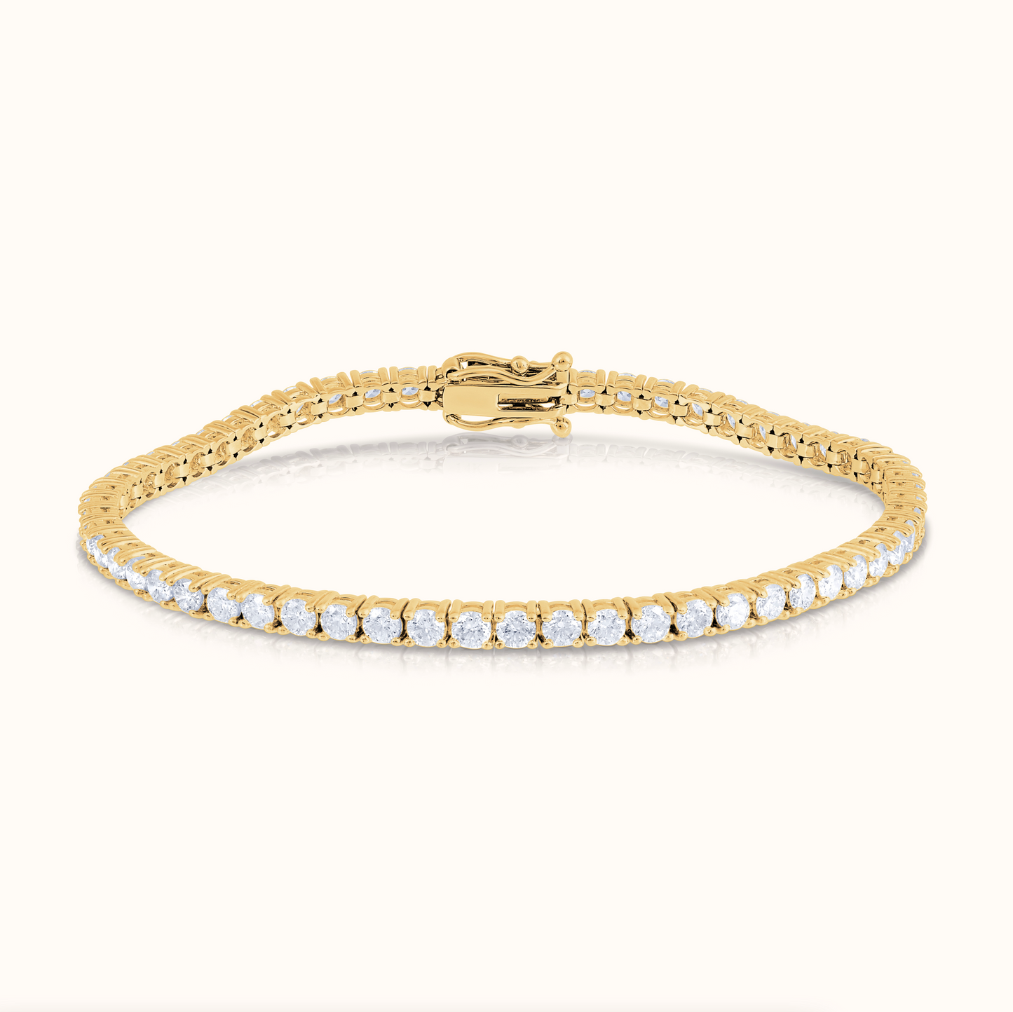 4 Prong Lab Grown Diamond Studs and Bracelet Set - AVIR New York
