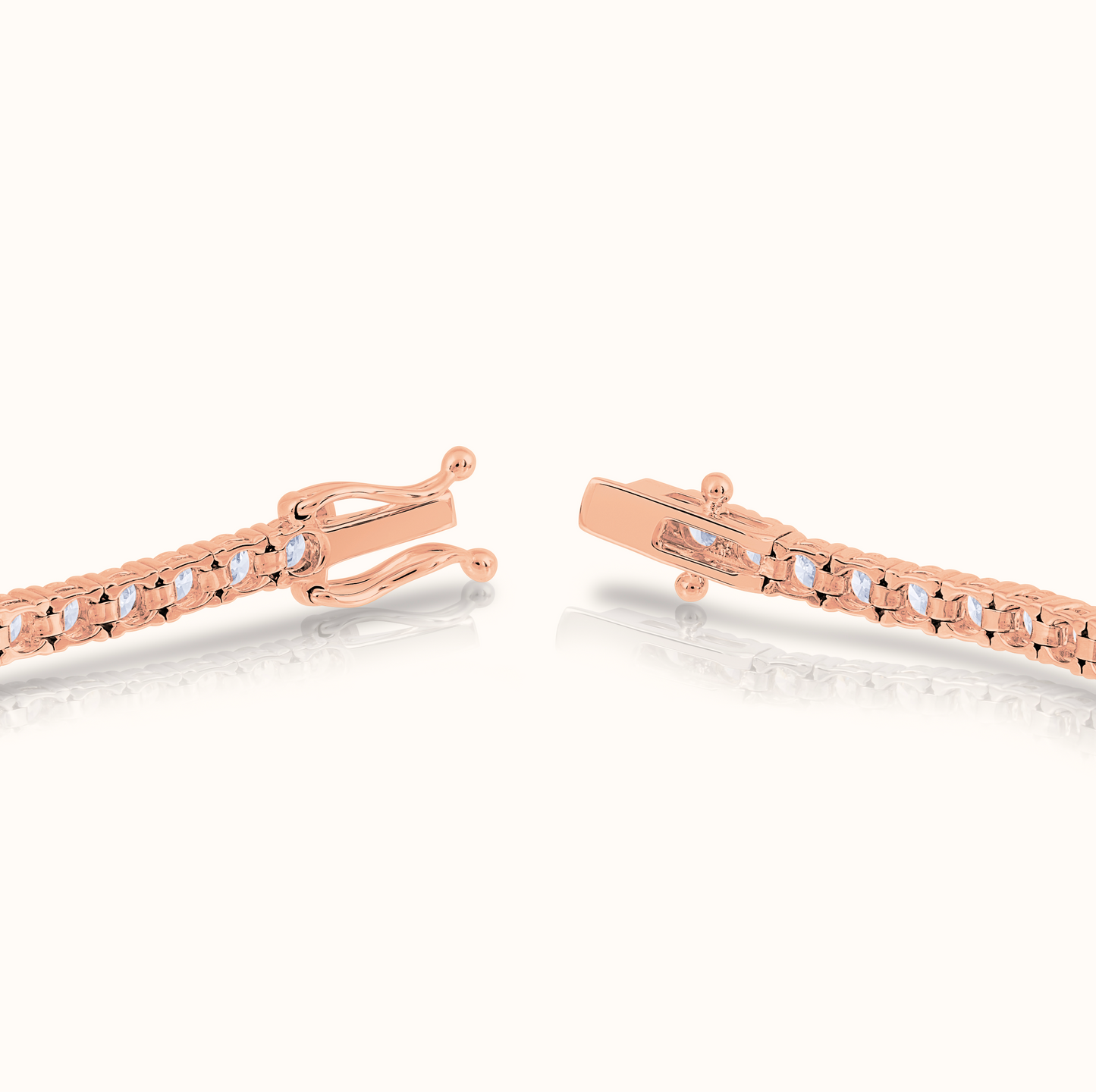 Classic 4 Prong Natural Diamond Tennis Bracelet - AVIR New York