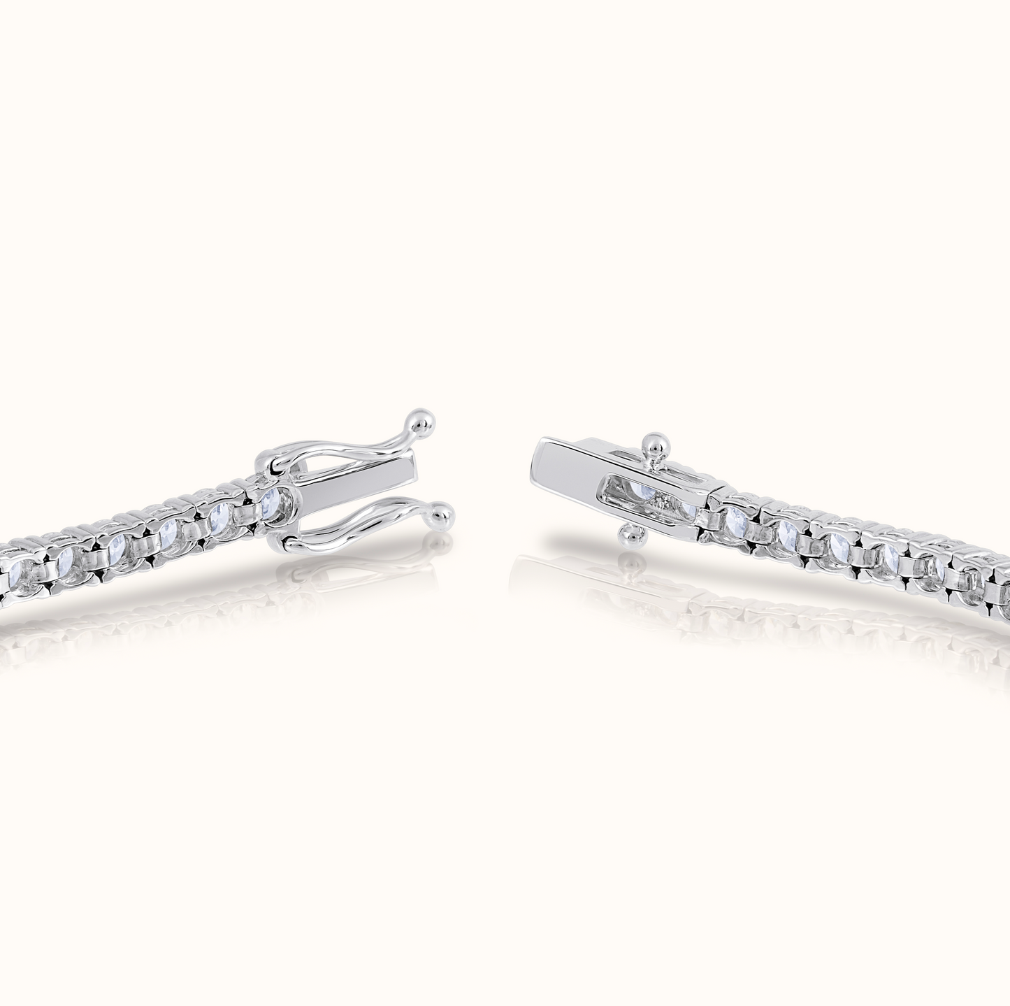 Classic 4 Prong Natural Diamond Tennis Bracelet - AVIR New York
