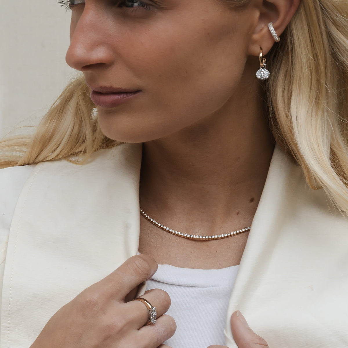 Lab Grown Diamond Earring Cuff