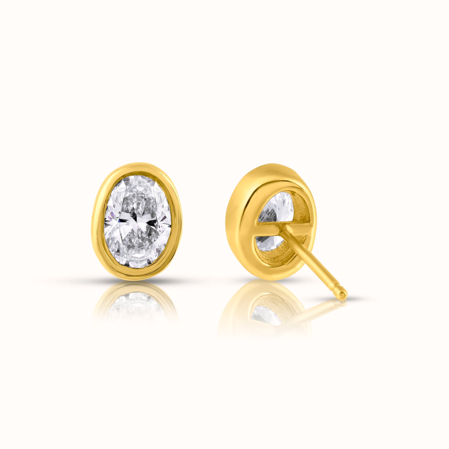 Molten Élan 1 carat Lab Grown Diamond Studs - AVIR New York