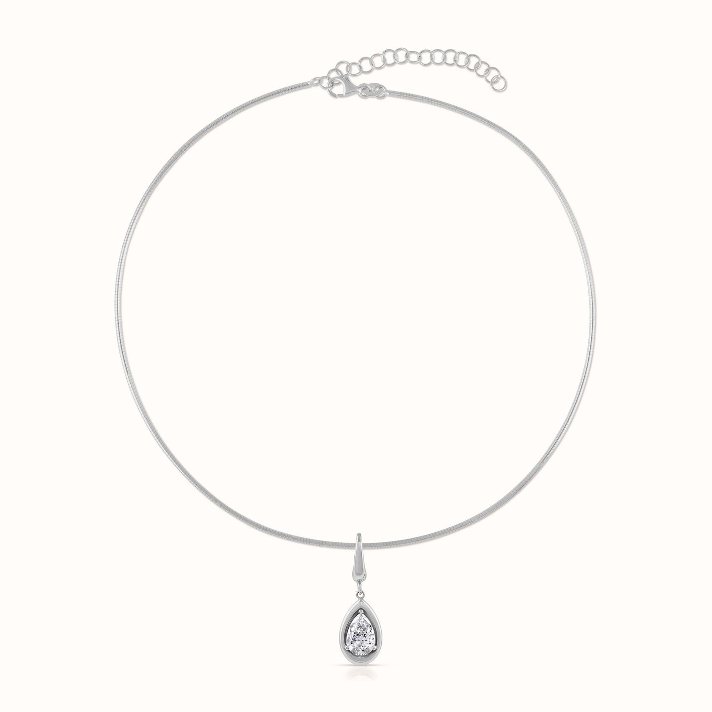 Sera 2 Carat Lab Grown Diamond Charm Pendant - AVIR New York