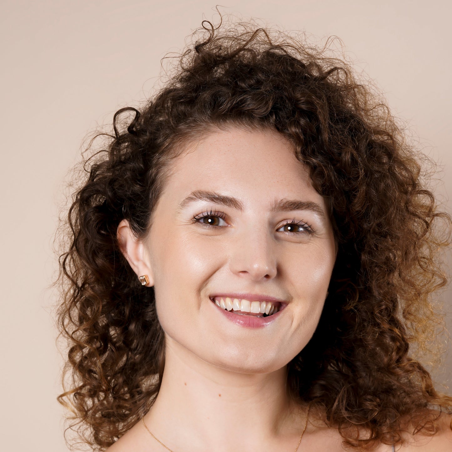 IGI Certified Emerald Cut Bezel Set Lab Grown Diamond Stud Earrings