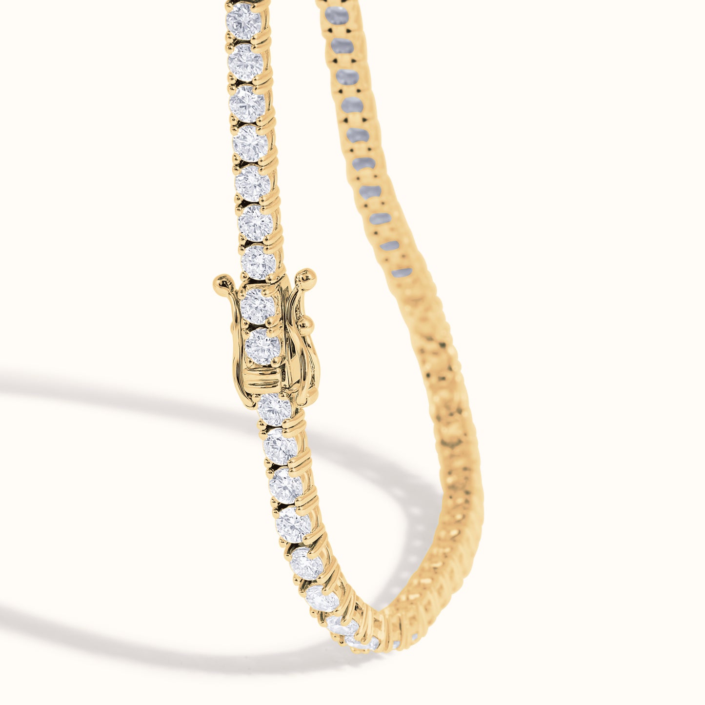 Classic 4 Prong Natural Diamond Tennis Bracelet - AVIR New York