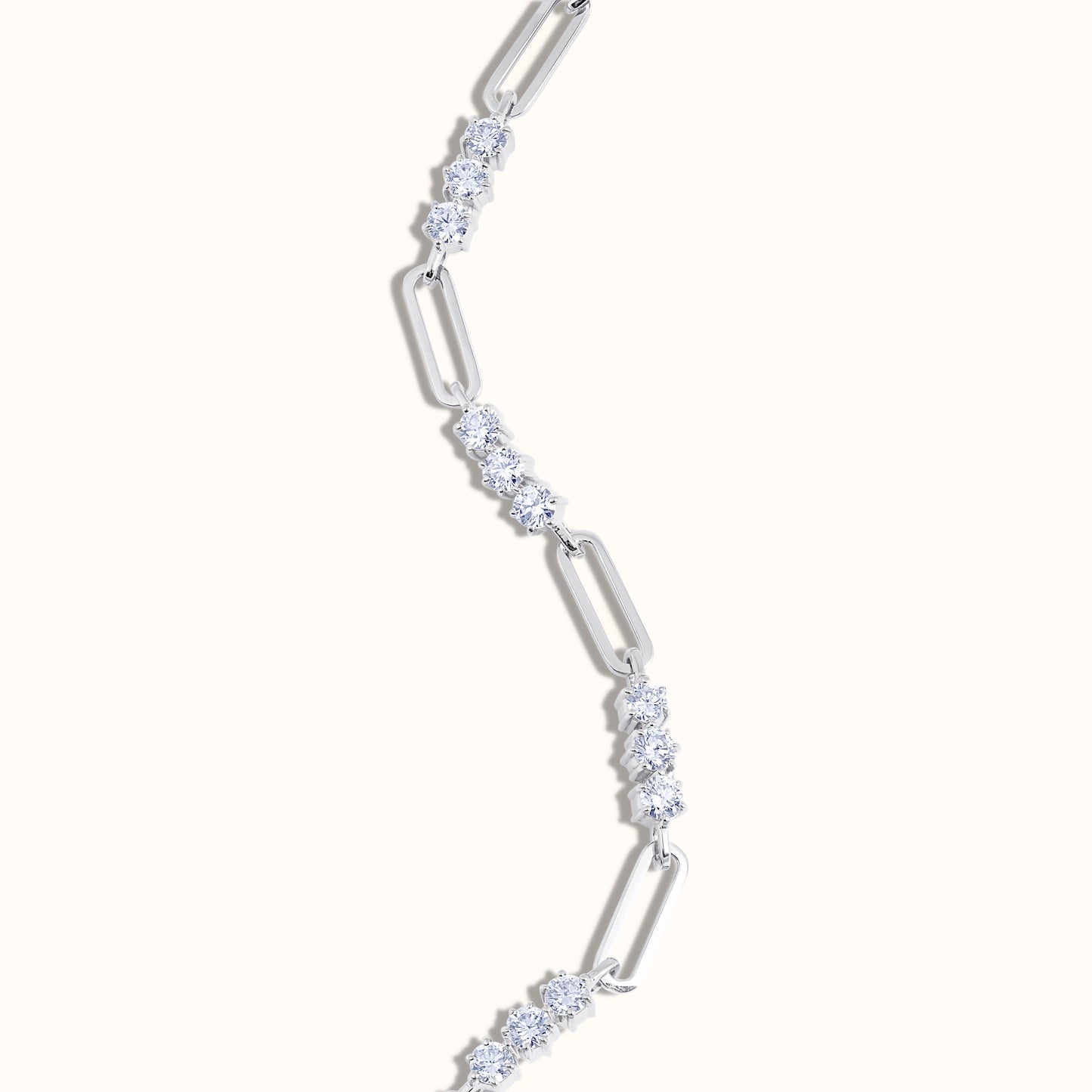 Trio Natural Diamond Link Bracelet - AVIR New York