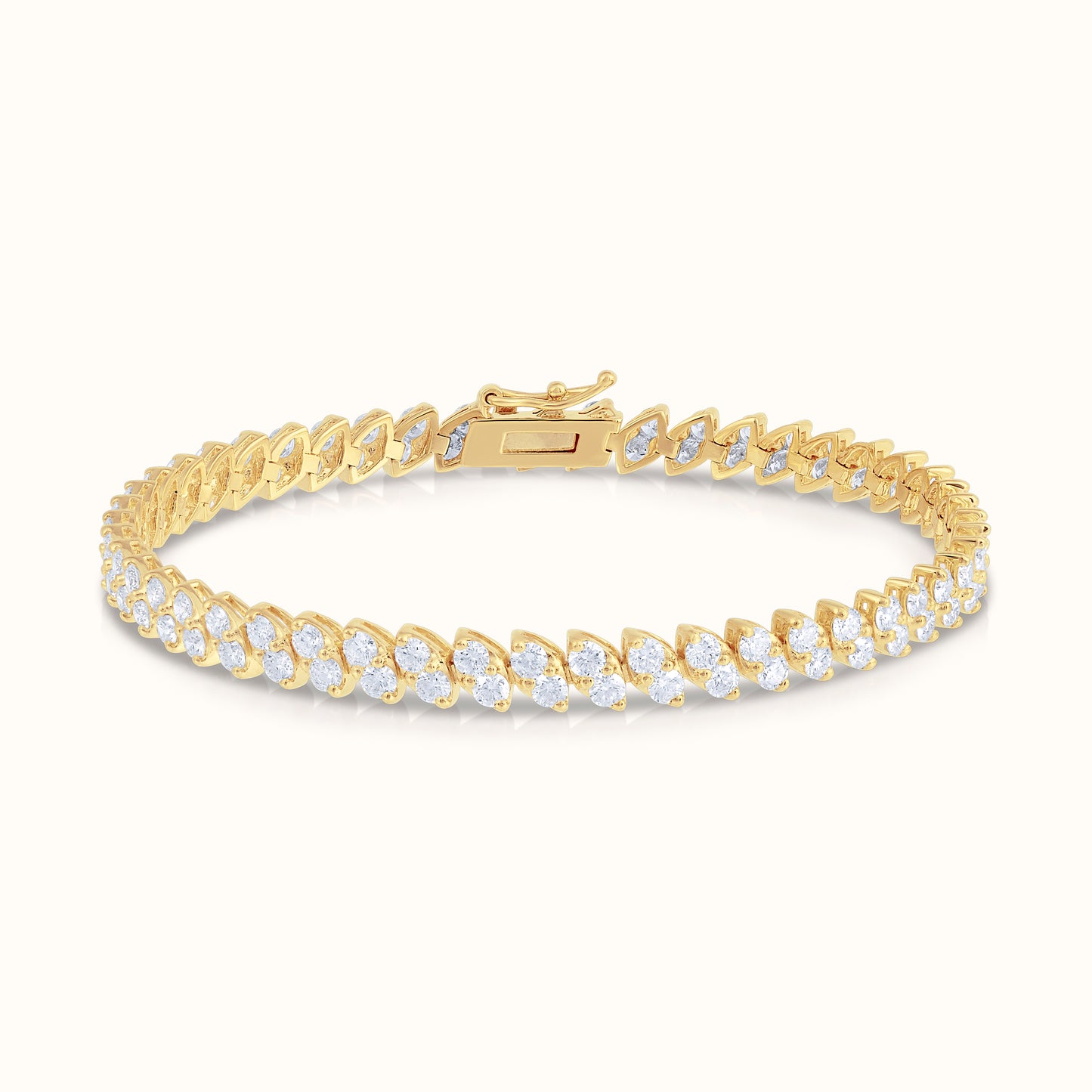 Marquise Shaped Illusion Natural Diamond Tennis Bracelet - AVIR New York