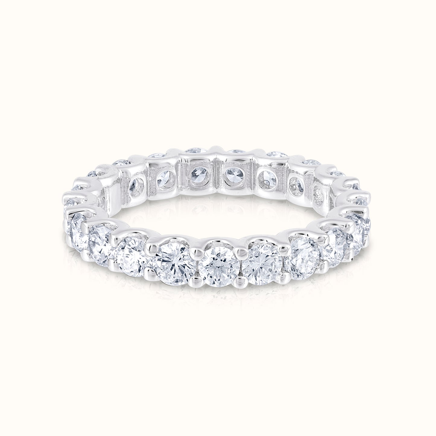 2.00 Carat Full Eternity Natural Diamond Band - AVIR New York