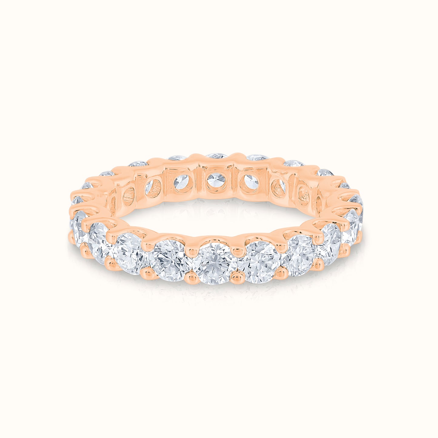3.00 Carat Full Eternity Natural Diamond Band - AVIR New York