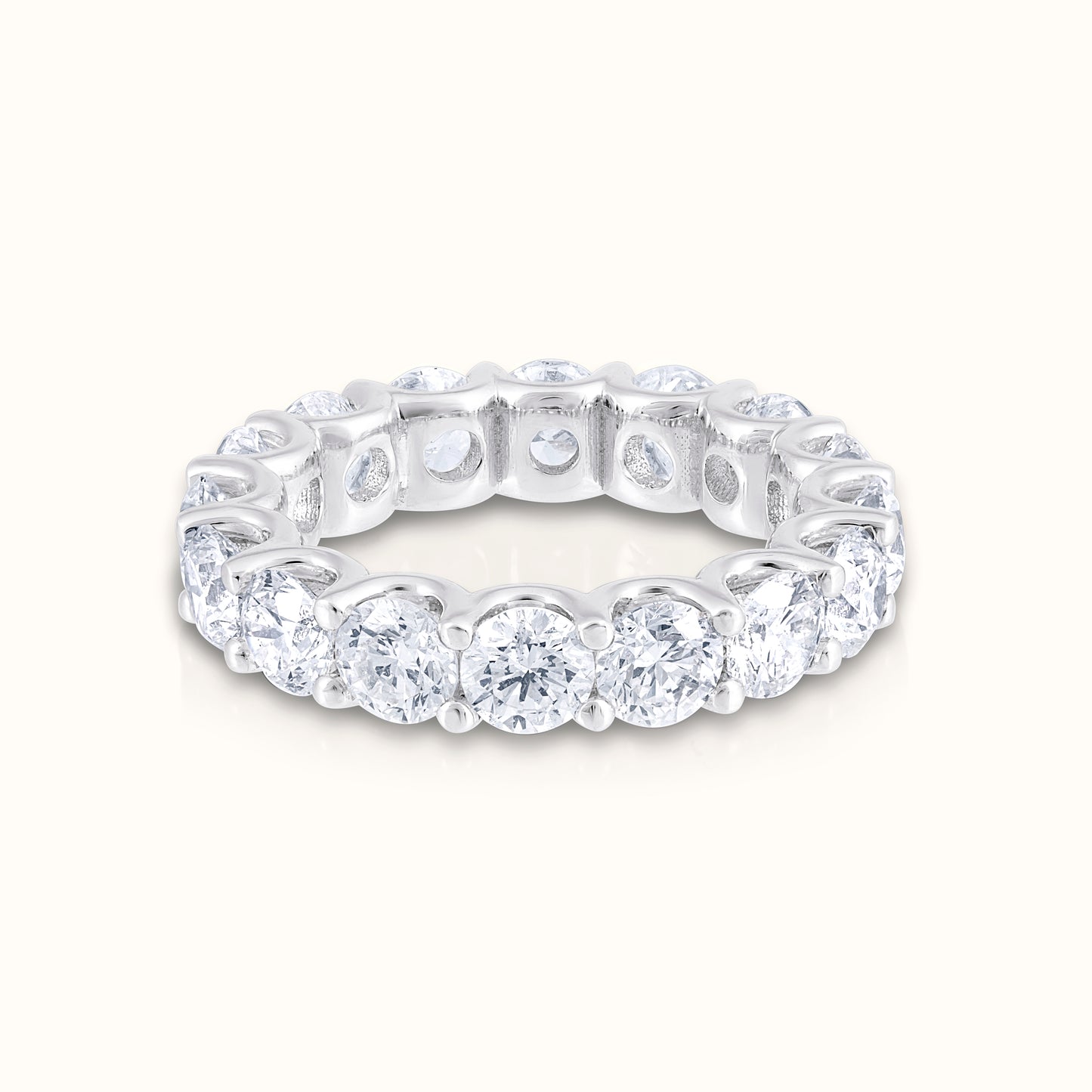 5.00 Carat Full Eternity Natural Diamond Band - AVIR New York