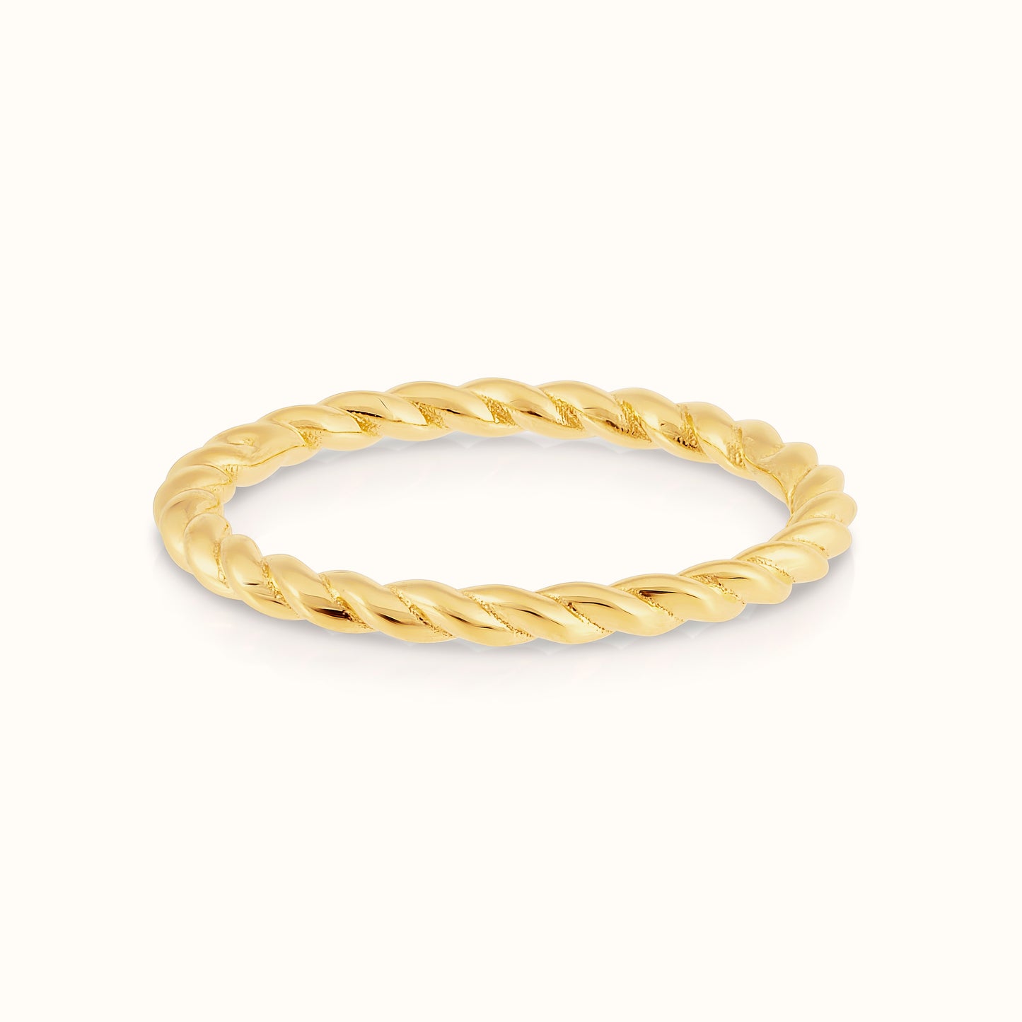 Gold Twist Ring - AVIR New York