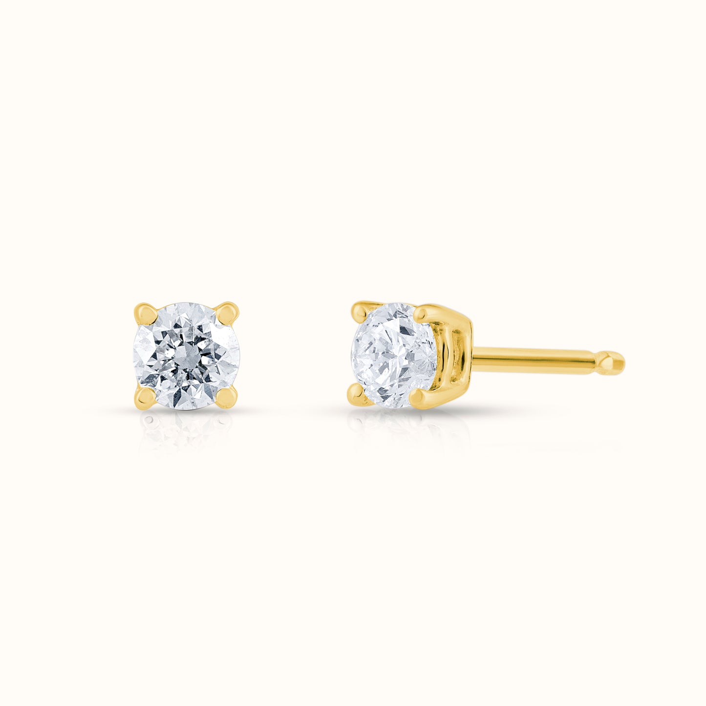 Classic 4 Prong IGI Certified Lab Grown Diamond Stud Earrings - AVIR New York