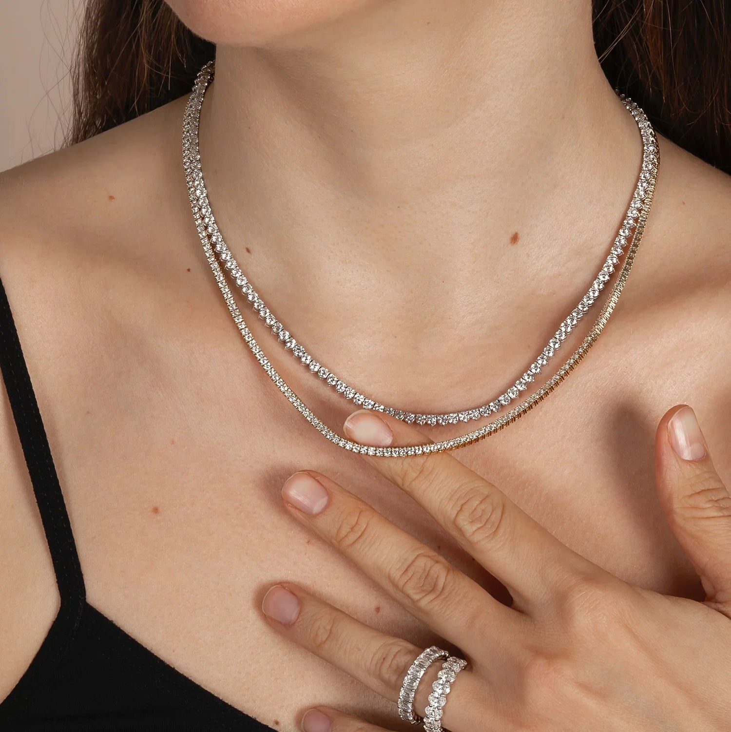 Natural Diamond Necklaces