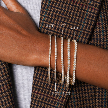 Classic 4 Prong Lab Grown Diamond Tennis Bracelet