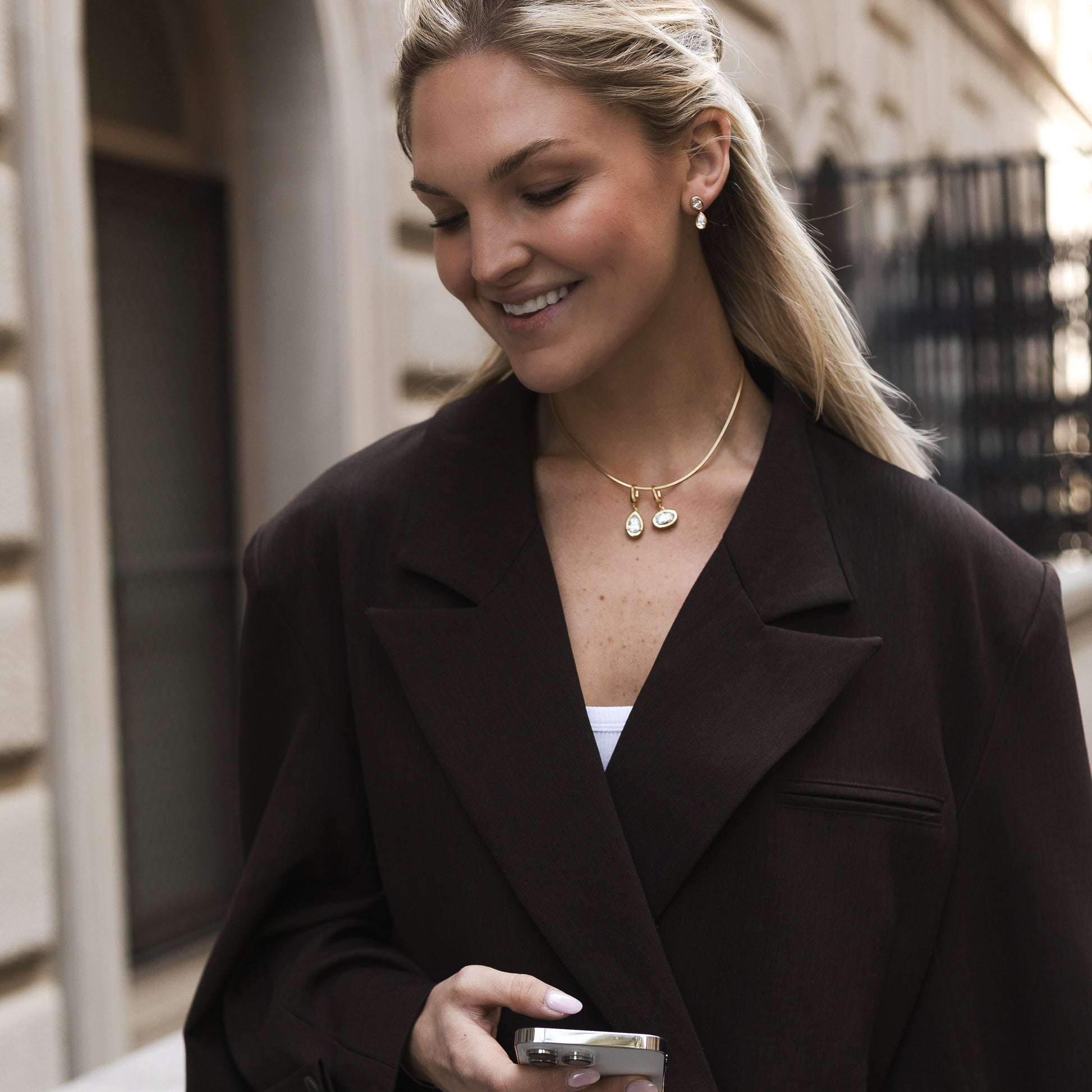 Sera 2 Carat Lab Grown Diamond Drop Earrings - AVIR New York