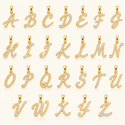 Lab Grown Diamond Initial Pendant