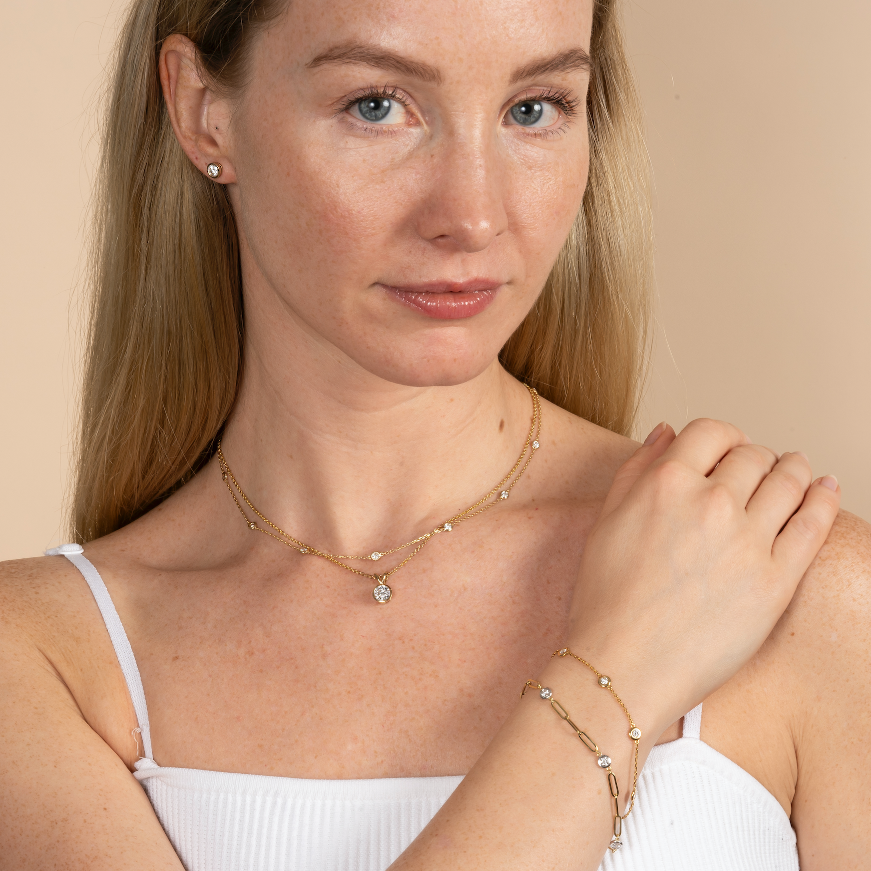 Lab Grown Diamond By The Yard Necklace - AVIR New York