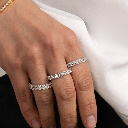 5.00 Carat Full Eternity Natural Diamond Band - AVIR New York