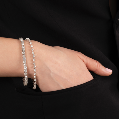 Multi-shape Natural Diamond Tennis Bracelet - AVIR New York