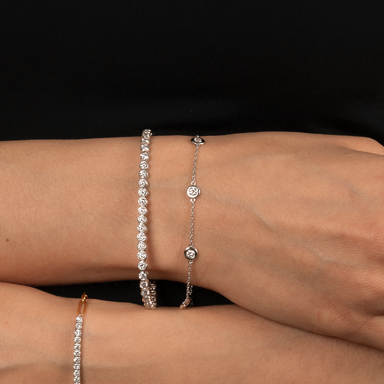 Diamond By The Yard Natural Diamond Bracelet - AVIR New York