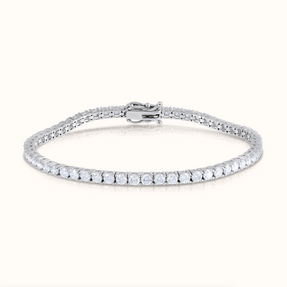 4 Prong Lab Grown Diamond Studs and Bracelet Set - AVIR New York