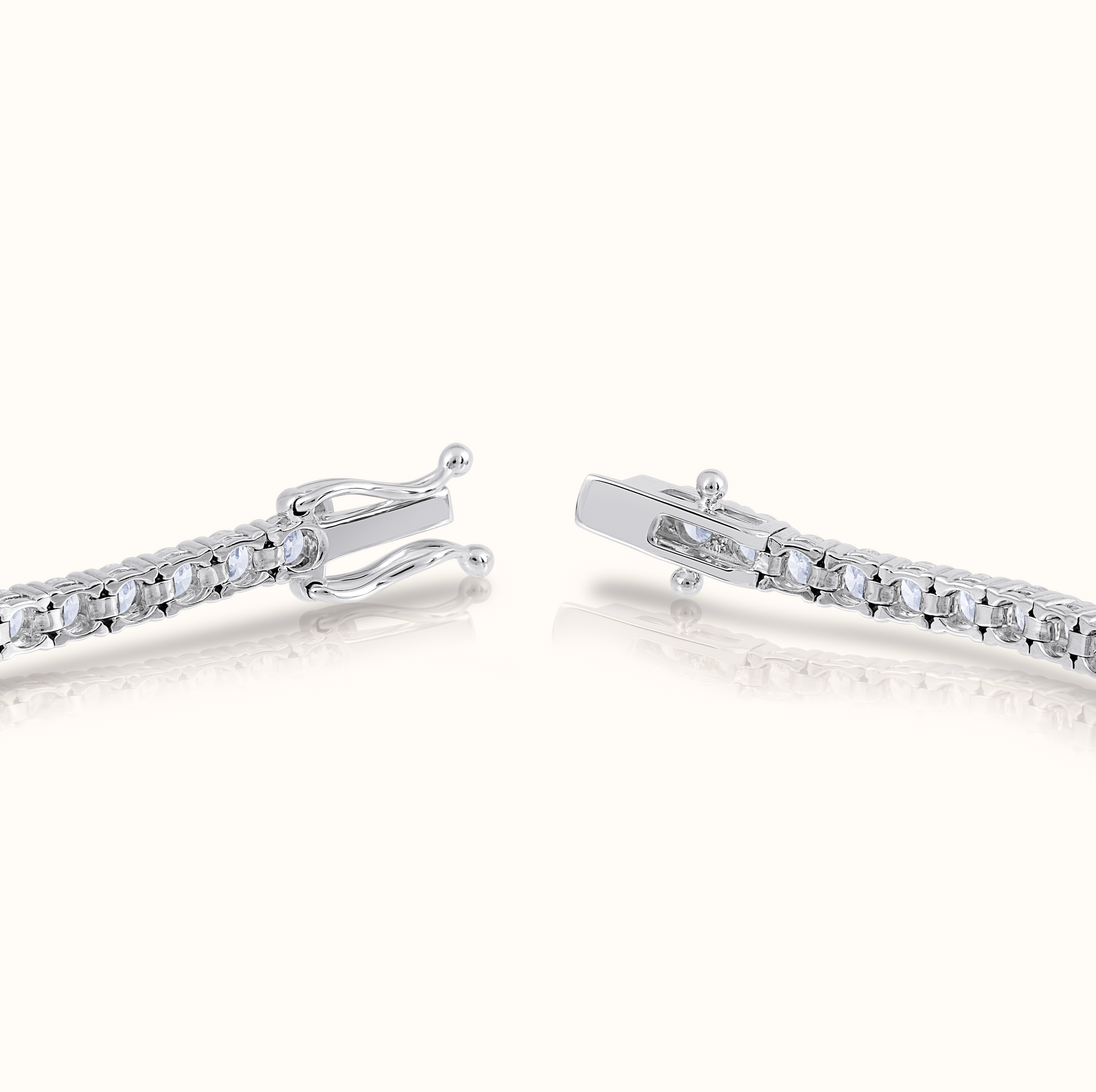 Classic 4 Prong Natural Diamond Tennis Bracelet - AVIR New York