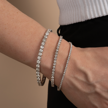 Exquisite 4 Prong Natural Diamond Tennis Bracelet - AVIR New York