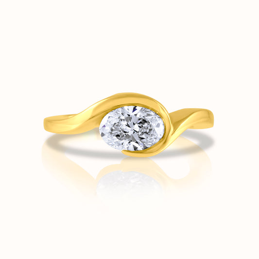Élan 1 Carat Lab Grown Diamond Ring - AVIR New York