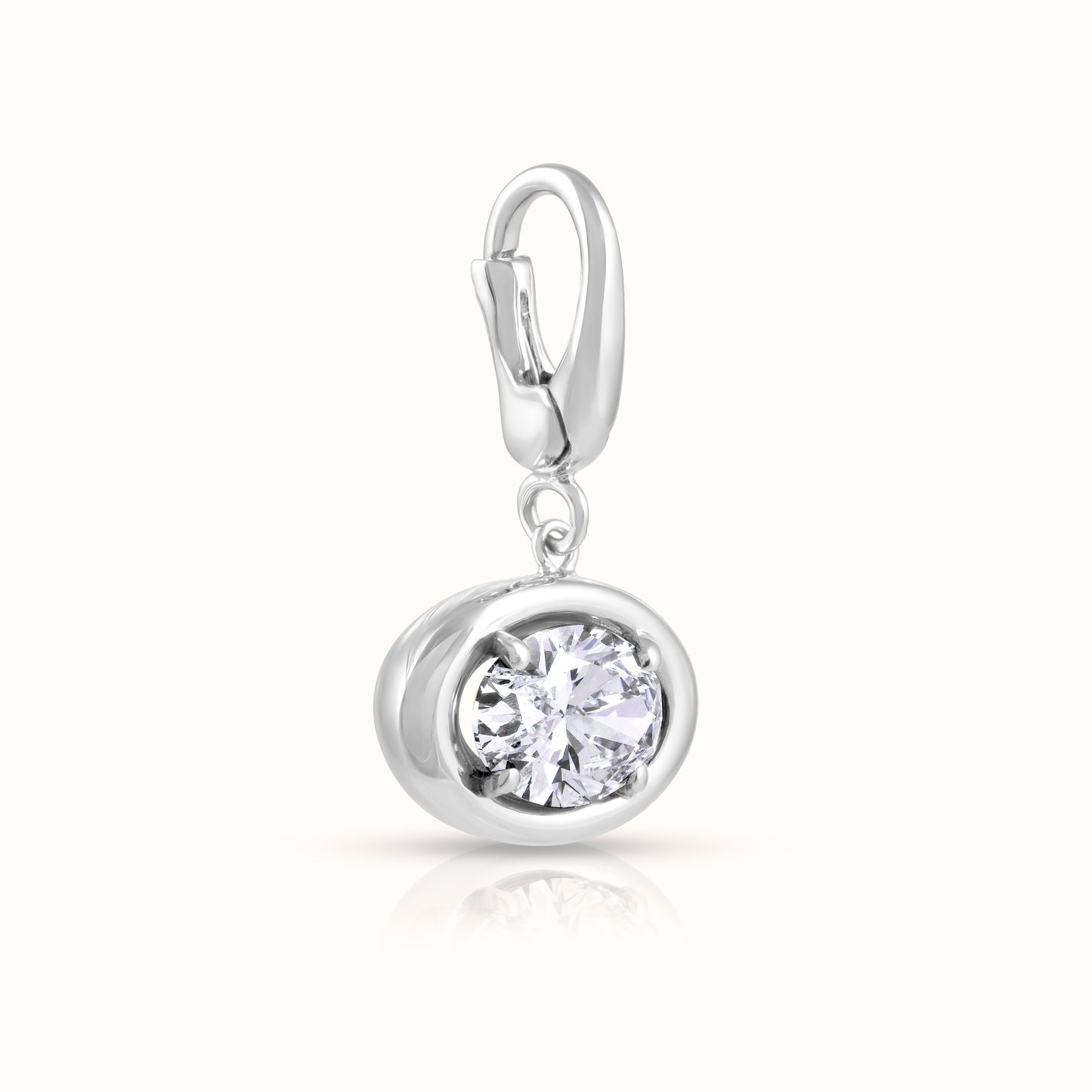 Élan 2 Carat Lab Grown Diamond Charm Pendant - AVIR New York
