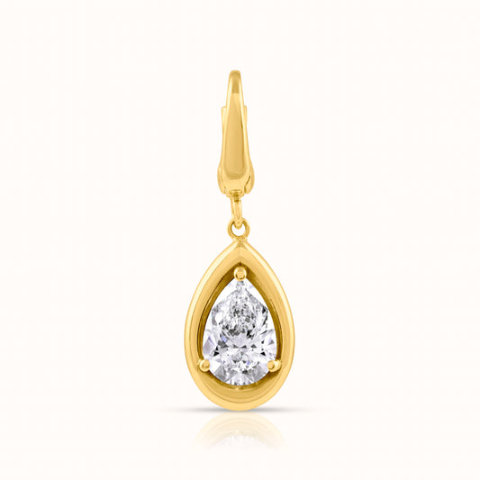 Sera 2 Carat Lab Grown Diamond Charm Pendant - AVIR New York