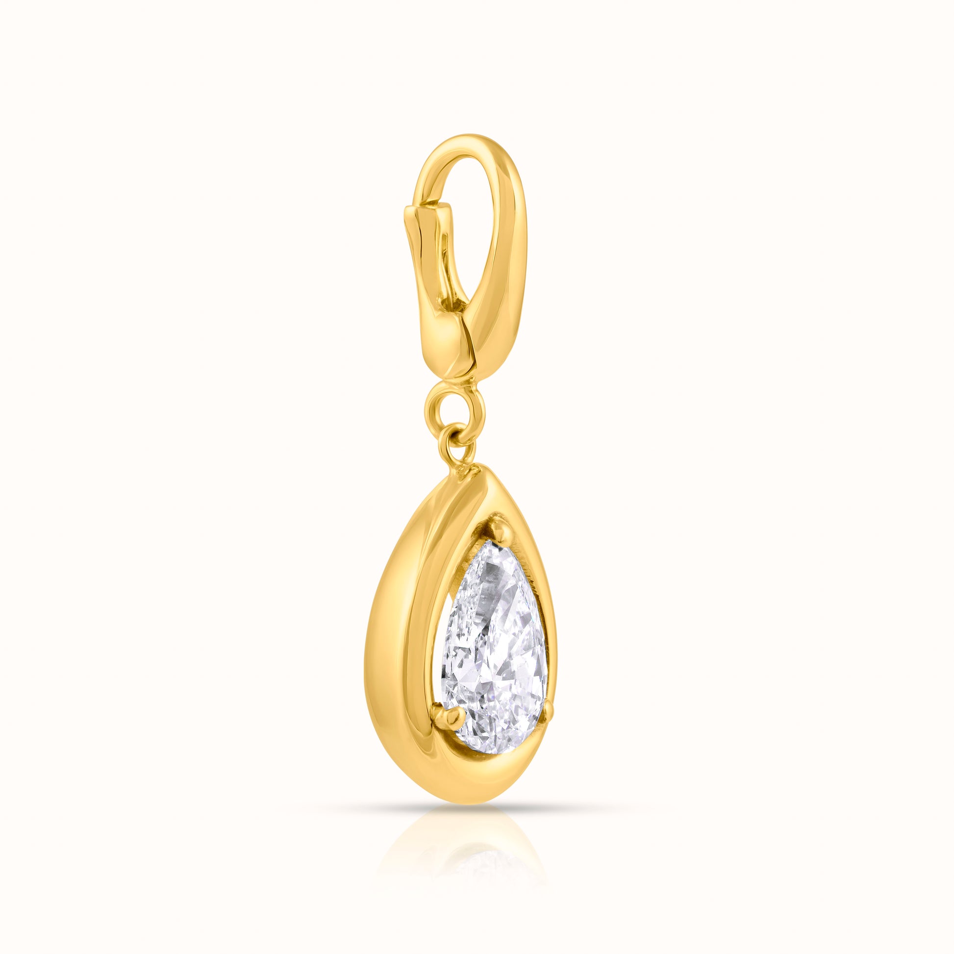 Sera 2 Carat Lab Grown Diamond Charm Pendant - AVIR New York