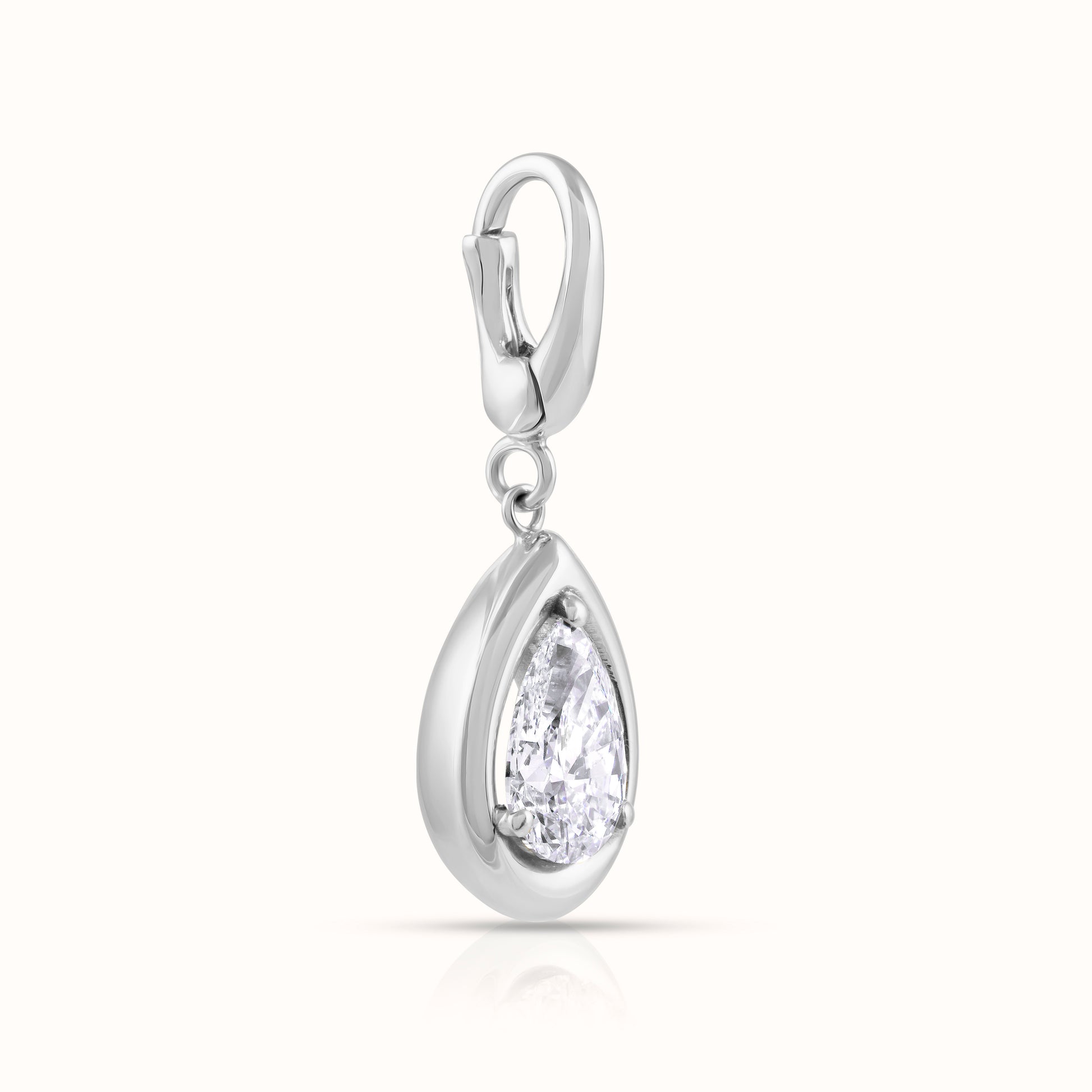 Sera 2 Carat Lab Grown Diamond Charm Pendant - AVIR New York