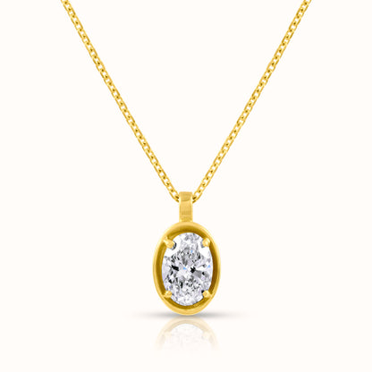 Molten Élan 1 Carat Lab Grown Diamond Necklace - AVIR New York