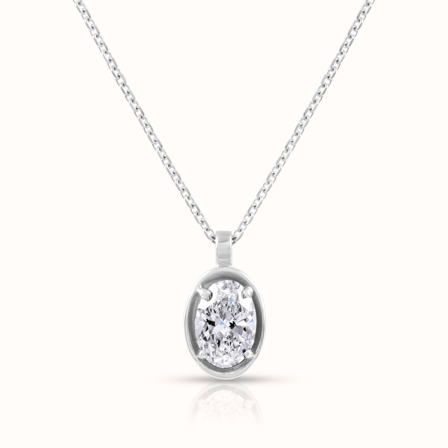 Molten Élan 1 Carat Lab Grown Diamond Necklace - AVIR New York