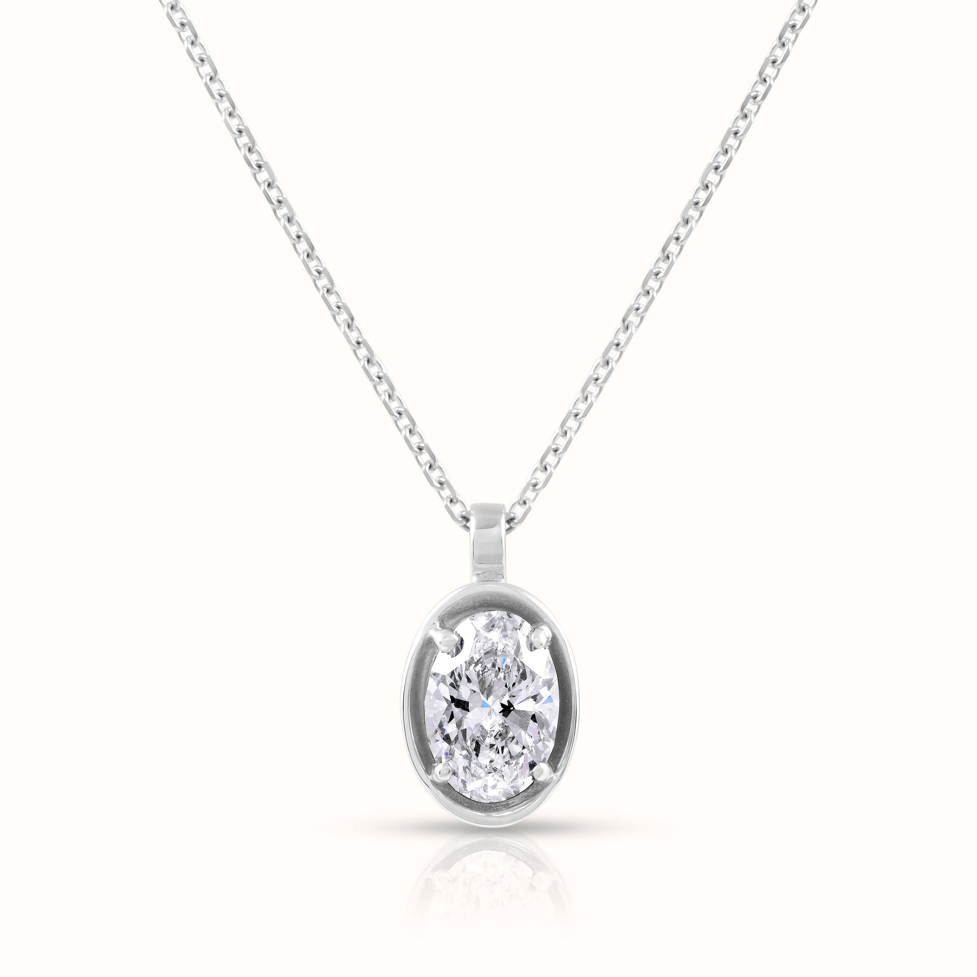 Molten Élan 1 Carat Lab Grown Diamond Necklace - AVIR New York