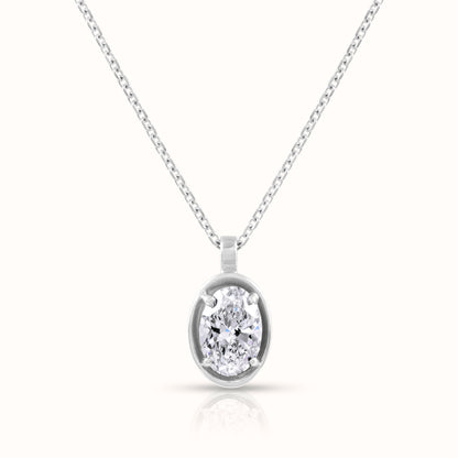 Molten Élan 1 Carat Lab Grown Diamond Necklace - AVIR New York