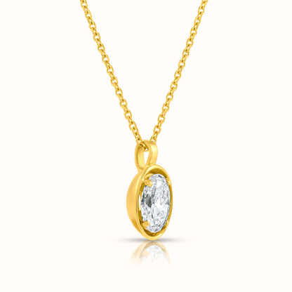Molten Élan 1 Carat Lab Grown Diamond Necklace - AVIR New York