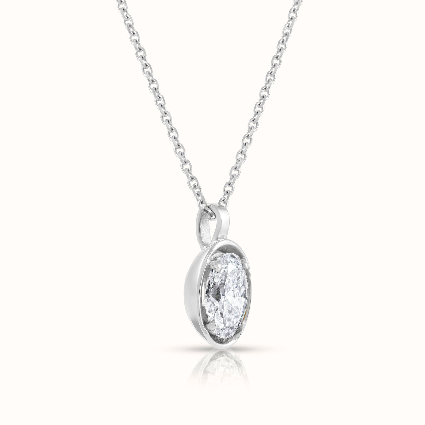 Molten Élan 1 Carat Lab Grown Diamond Necklace - AVIR New York