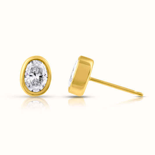 Molten Élan 1 carat Lab Grown Diamond Studs - AVIR New York