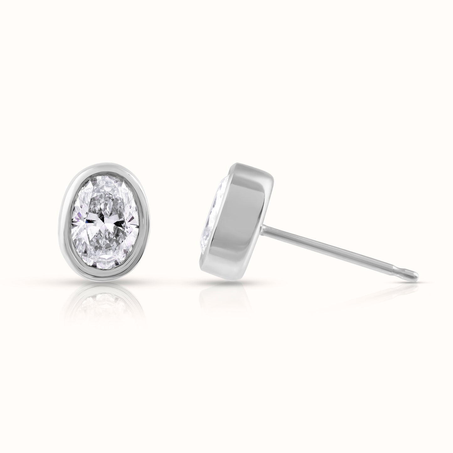 Molten Élan 1 carat Lab Grown Diamond Studs - AVIR New York
