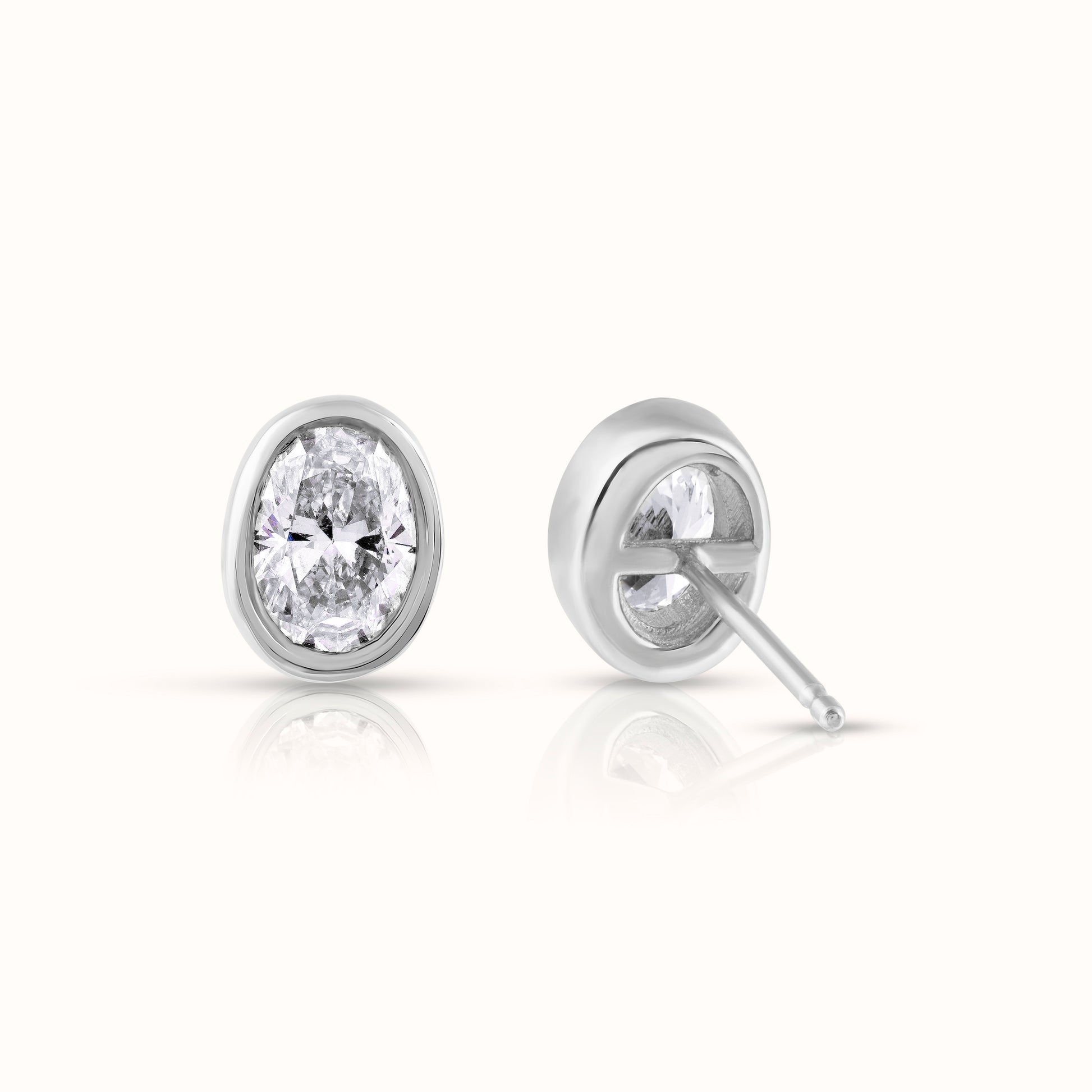 Molten Élan 1 carat Lab Grown Diamond Studs - AVIR New York